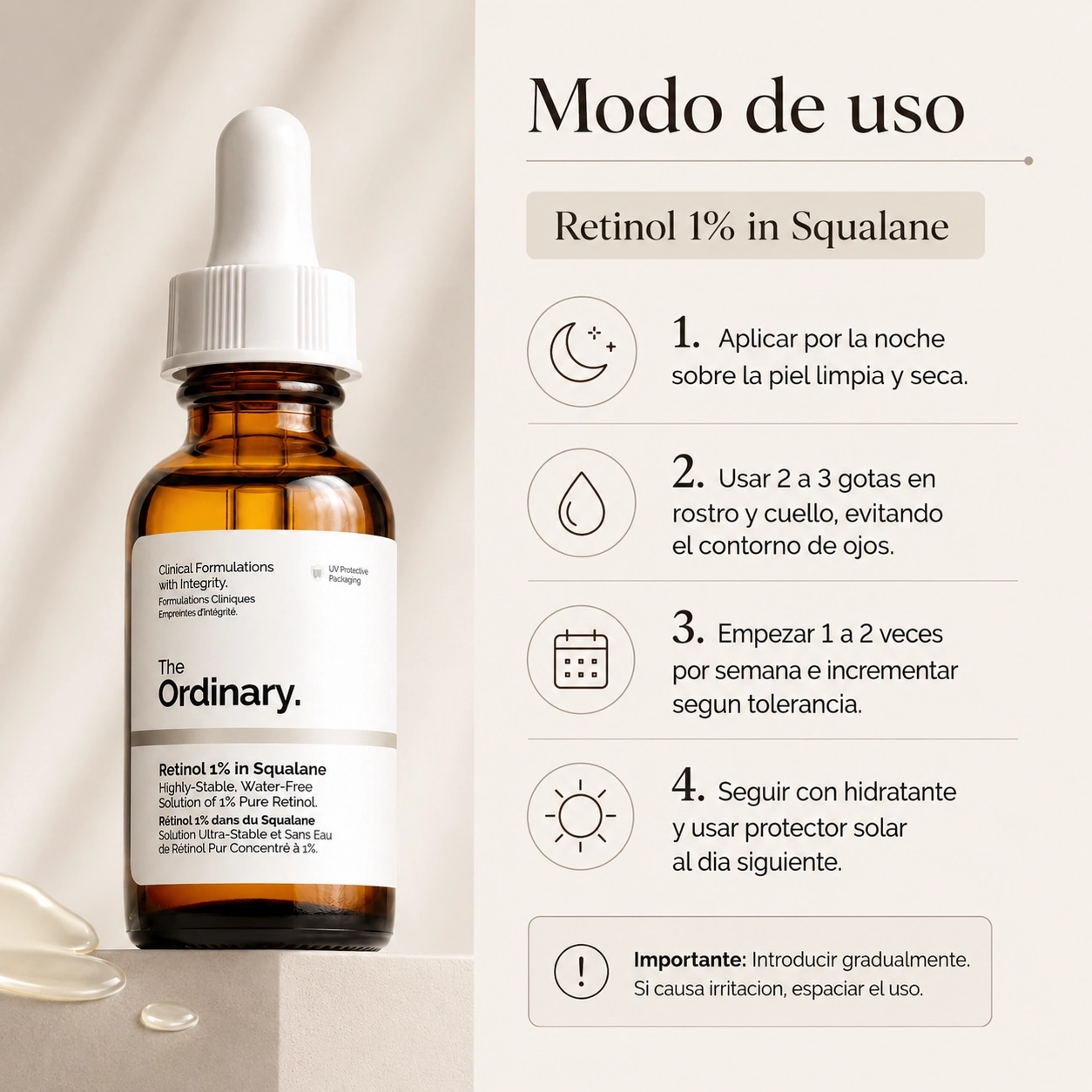 Retinol 1% in Squalane