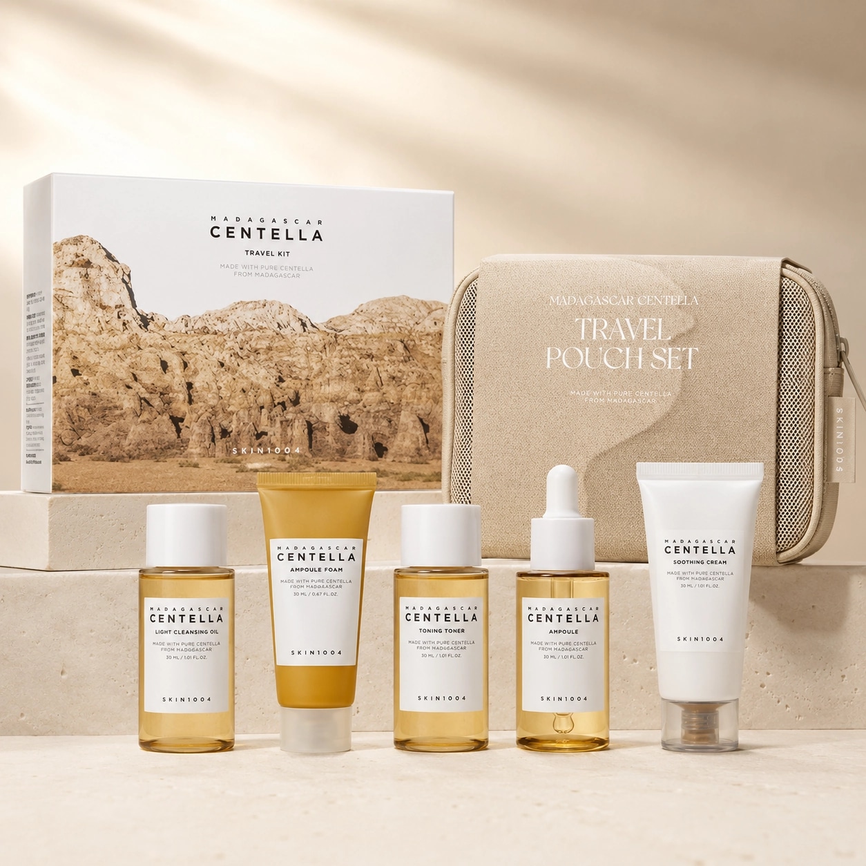 Madagascar Centella Travel Kit