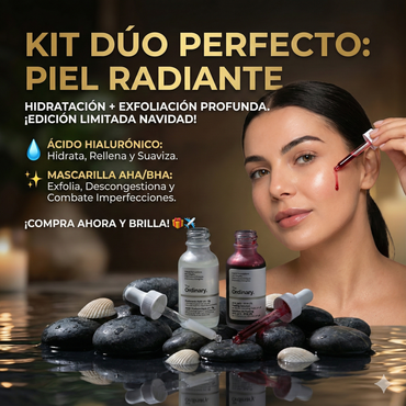 Duo Kit  Ácido Hialurónico + Mascarilla Exfoliante - The ordinary