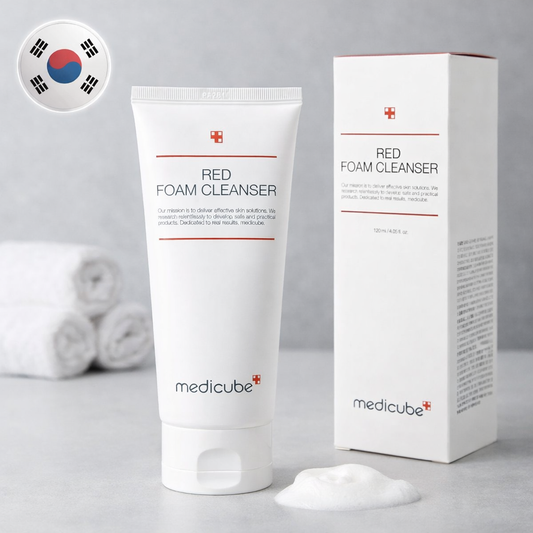 Limpiador Espumoso Rojo (Red Foam Cleanser) - Medicube